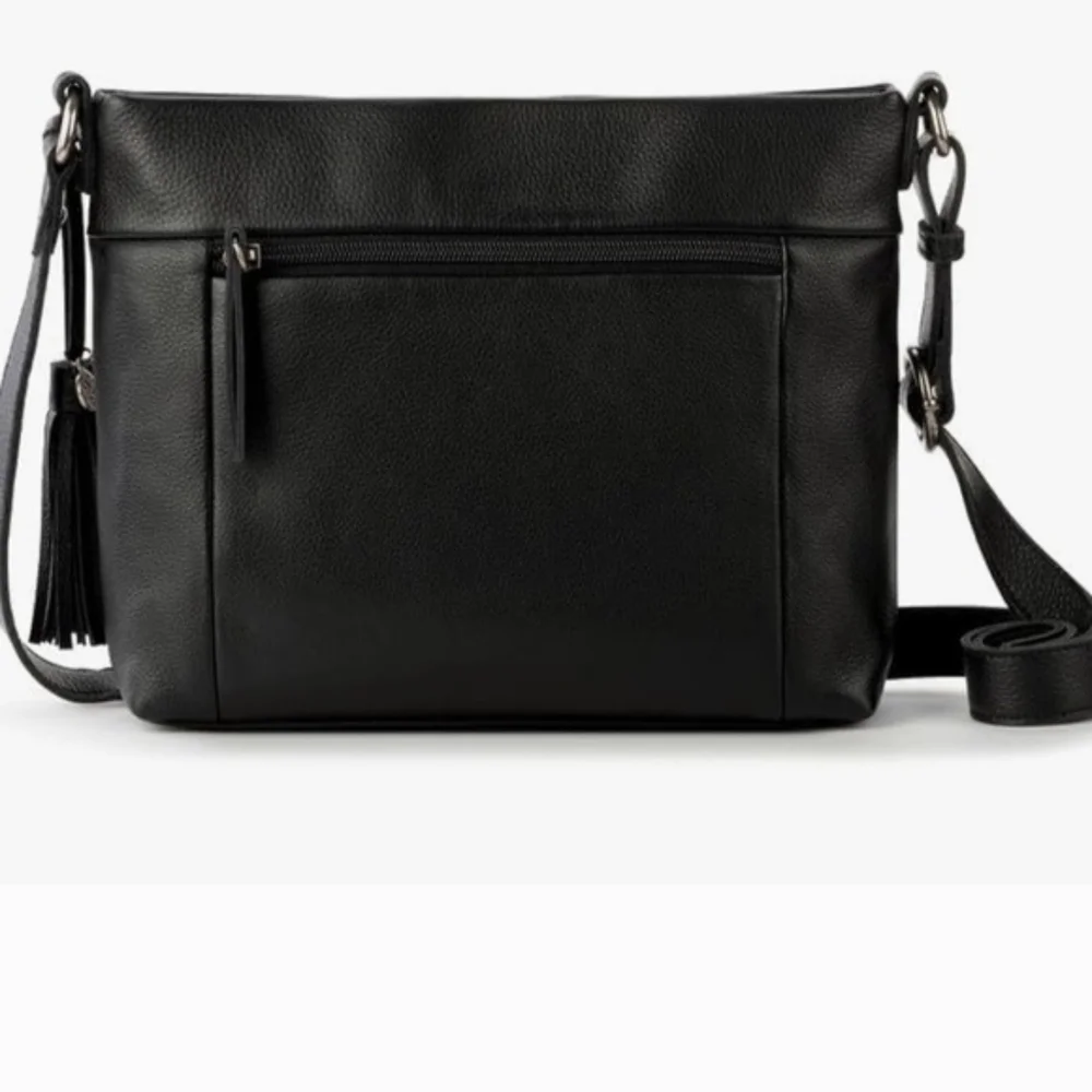 Ampere Creations Boho Vegan Leather Crossbody Bag Braided with Tassle